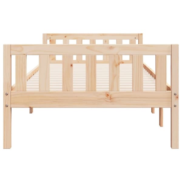 juniorseng uden madras 80x200 cm massivt fyrretræ