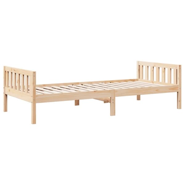 Lastensänky ilman patjaa 90x190 cm täysi mänty