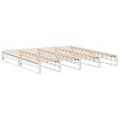 Miniatyrbillede 3 af 9: sengeramme uden madras 200x200 cm massivt fyrretræ hvid