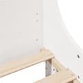Miniatyrbillede 7 af 9: sengeramme uden madras 200x200 cm massivt fyrretræ hvid