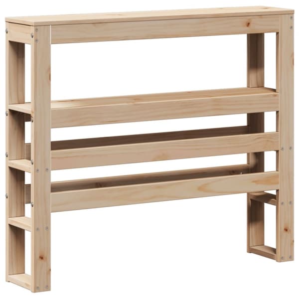 sengeramme uden madras 75x190 cm massivt fyrretræ