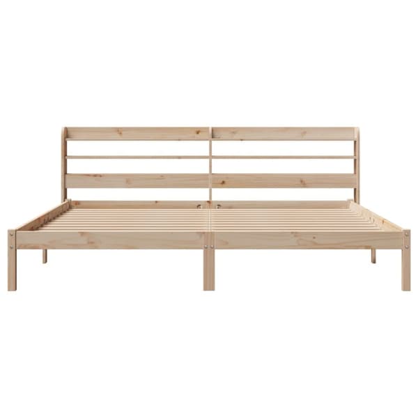 sengeramme uden madras 180x200 cm massivt fyrretræ