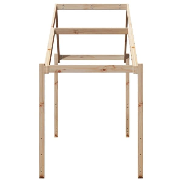 Tak till barnsäng 203x95,5x142 cm massiv furu