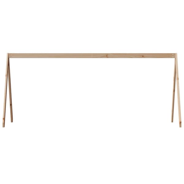 stel til husseng 209x85,5x88 cm massivt fyrretræ