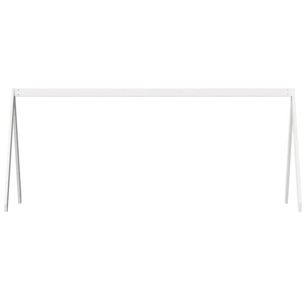 stel til husseng 199x80,5x88 cm massivt fyrretræ hvid