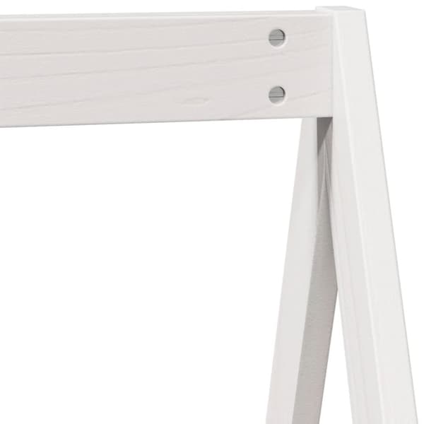 stel til husseng 199x80,5x88 cm massivt fyrretræ hvid