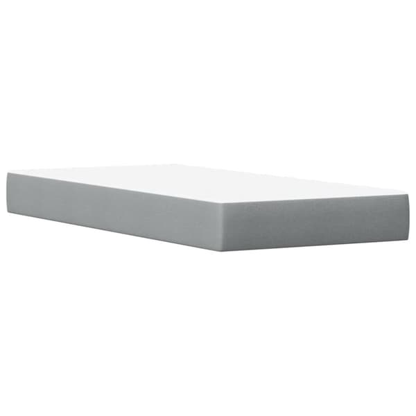 seng med madras 90x190 cm massivt fyrretræ hvid