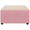 Miniatyrbillede 4 af 9: sengeramme 90x190 cm fløjl pink