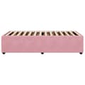 Miniatyrbillede 5 af 9: sengeramme 90x190 cm fløjl pink