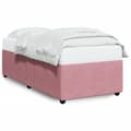 Miniatyrbillede 2 af 9: sengeramme 90x190 cm fløjl pink
