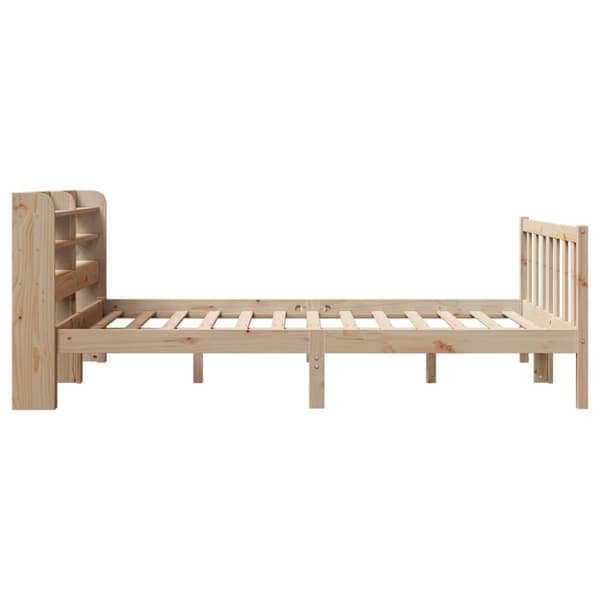sengeramme uden madras 160x200 cm massivt fyrretræ