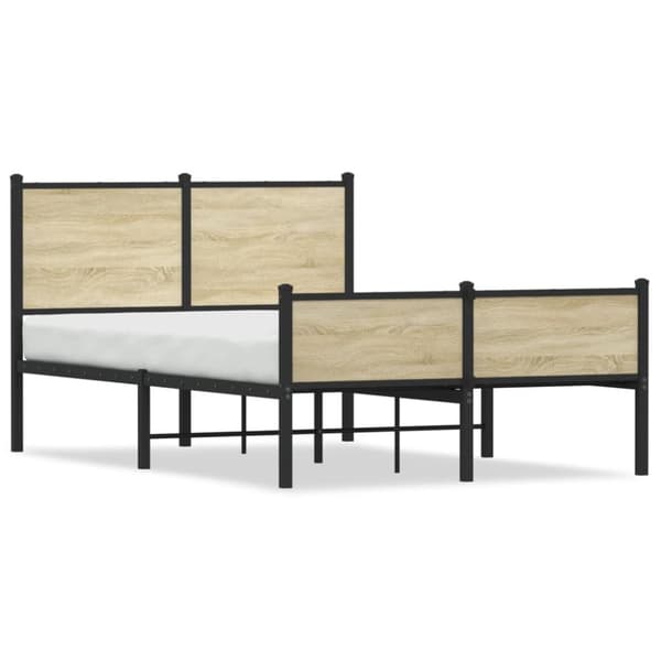 sengeramme uden madras 120x200 cm metal sonoma-eg