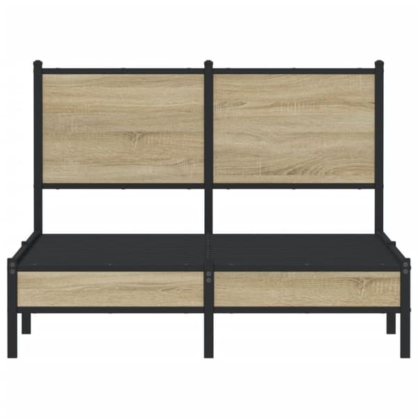 sengeramme uden madras 120x200 cm metal sonoma-eg
