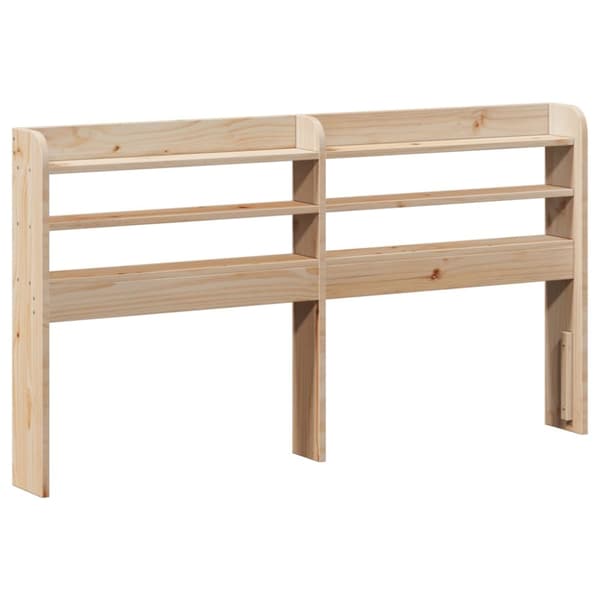 sengeramme uden madras 75x190 cm massivt fyrretræ