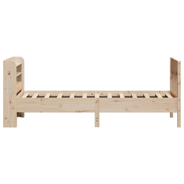 sengeramme uden madras 100x200 cm massivt fyrretræ