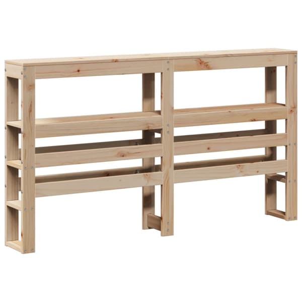 sengeramme uden madras 75x190 cm massivt fyrretræ