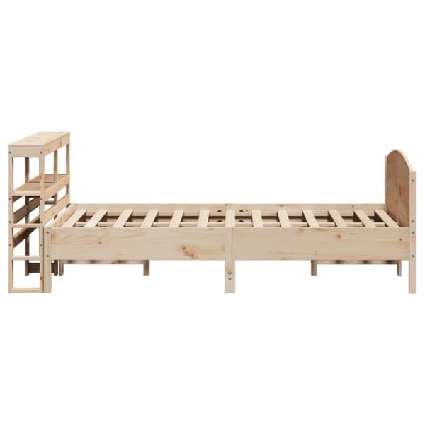 sengeramme uden madras 120x200 cm massivt fyrretræ