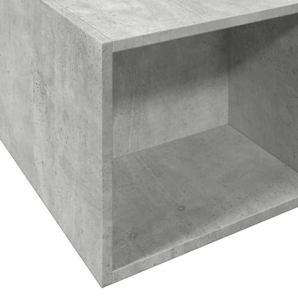 sengestel 150x200 cm konstrueret træ betongrå
