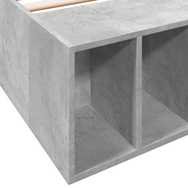 sengeramme 90x200 cm konstrueret træ betongrå