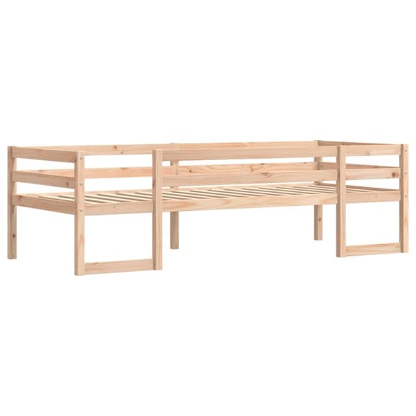 sengeramme til juniorseng 80x200 cm massivt fyrretræ