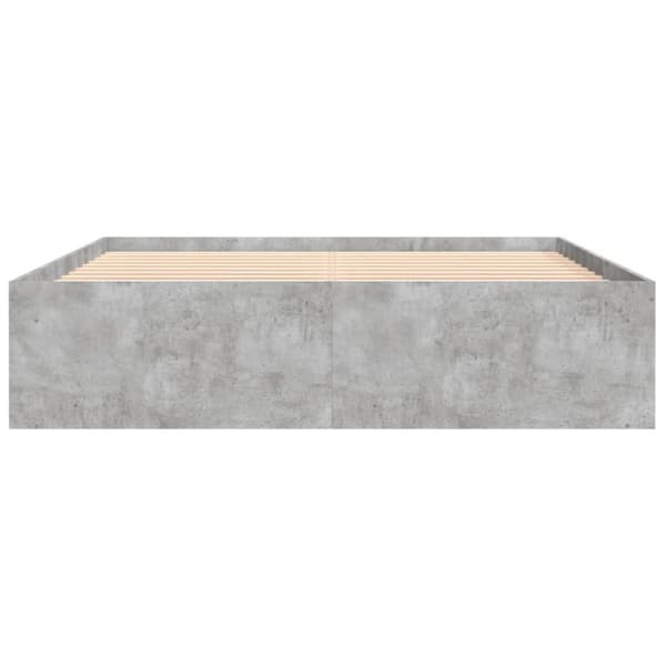 sengeramme 160x200 cm betongrå