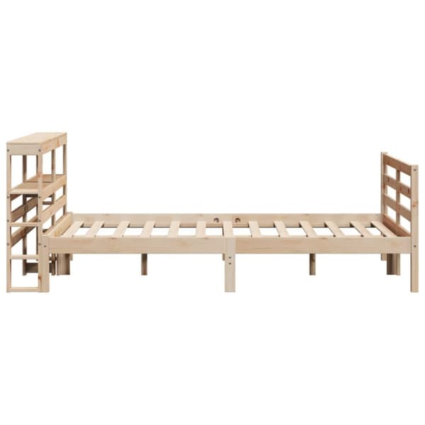 sengeramme uden madras 120x200 cm massivt fyrretræ