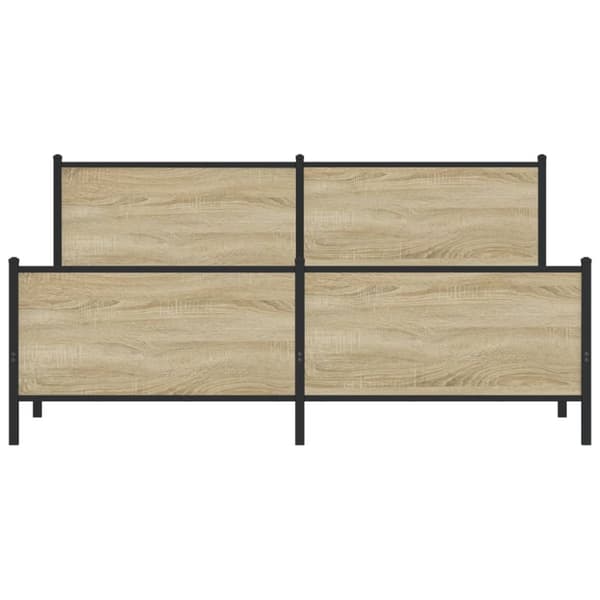 sengeramme uden madras 183x213 cm metal sonoma-eg