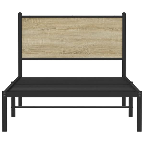 sengeramme uden madras 100x190 cm metal sonoma-eg