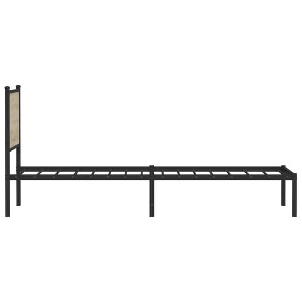 sengeramme uden madras 100x190 cm metal sonoma-eg