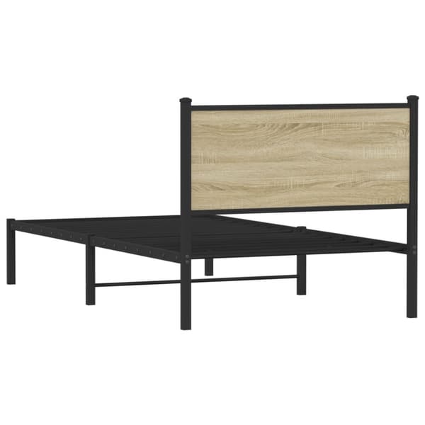 sengeramme uden madras 100x190 cm metal sonoma-eg