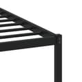 Miniatyrbillede 8 af 10: sengeramme uden madras 100x190 cm metal sonoma-eg