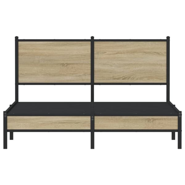 sengeramme uden madras 140x190 cm metal sonoma-eg