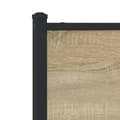 Miniatyrbillede 9 af 10: sengeramme uden madras 140x190 cm metal sonoma-eg