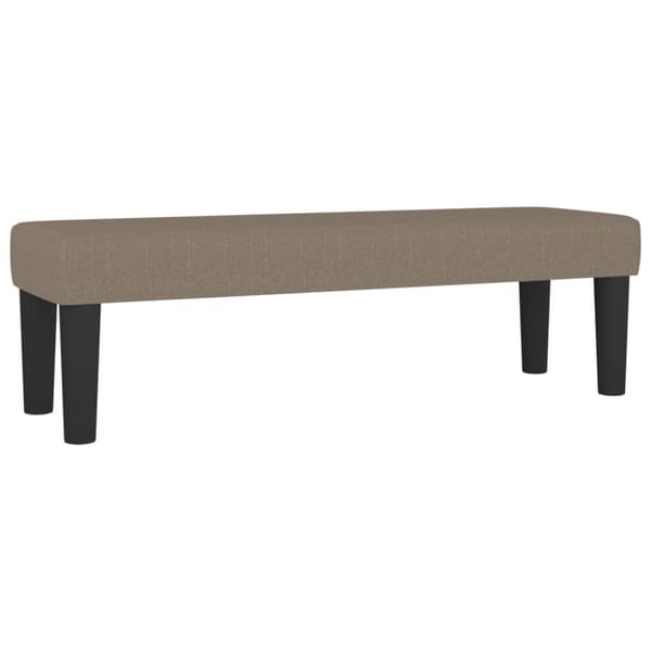 Mannermainen sänky patjalla, taupe, kangas, 180x200 cm
