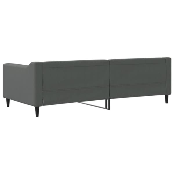 Dagbädd mörkgrå 90x200 cm tyg