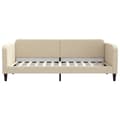 Miniatyrbillede 7 af 10: daybed med udtræk 90x200 cm stof cremefarvet
