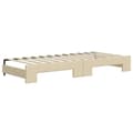 Miniatyrbillede 8 af 10: daybed med udtræk 90x200 cm stof cremefarvet