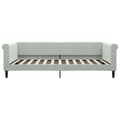 Miniatyrbillede 7 af 10: daybed med udtræk og skuffer 100x200 cm velour lysegrå