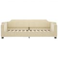 Miniatyrbillede 6 af 10: daybed med udtræk 90x200 cm stof cremefarvet