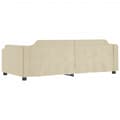 Miniatyrbillede 7 af 10: daybed med udtræk 90x200 cm stof cremefarvet