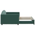Miniatyrbillede 4 af 9: daybed med udtræk 90x200 cm velour mørkegrøn