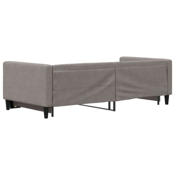 Dagbädd utdragbar taupe 90x200 cm tyg