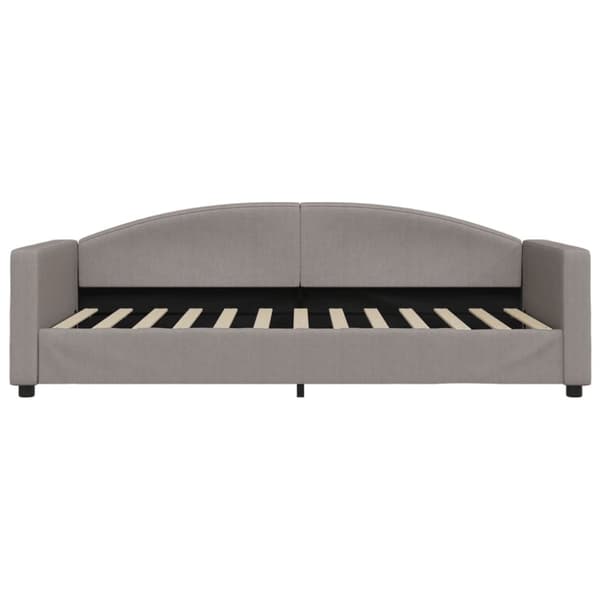 Dagbädd utdragbar taupe 90x200 cm tyg