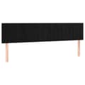Miniatyrbillede 7 af 10: kontinentalseng med madras 120x190 cm velour sort