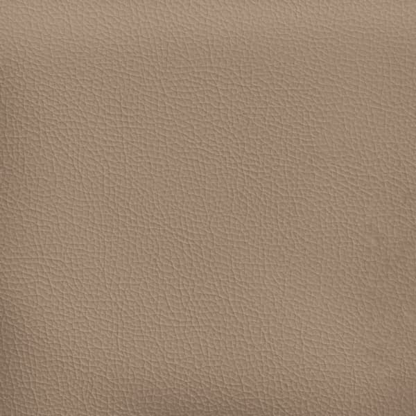 seng med madras 200x200 cm kunstlæder cappuccinofarvet