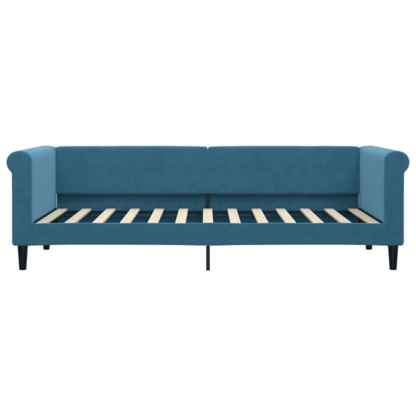 Dagbädd utdragbar blå 80x200 cm sammet