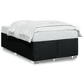 Miniatyrbillede 1 af 9: sengeramme 120x200 cm stof sort