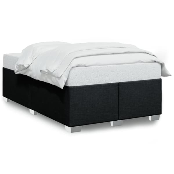 sengeramme 120x200 cm stof sort