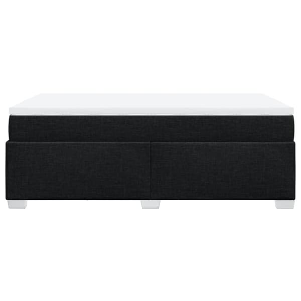kontinentalseng med madras 120x190 cm stof sort