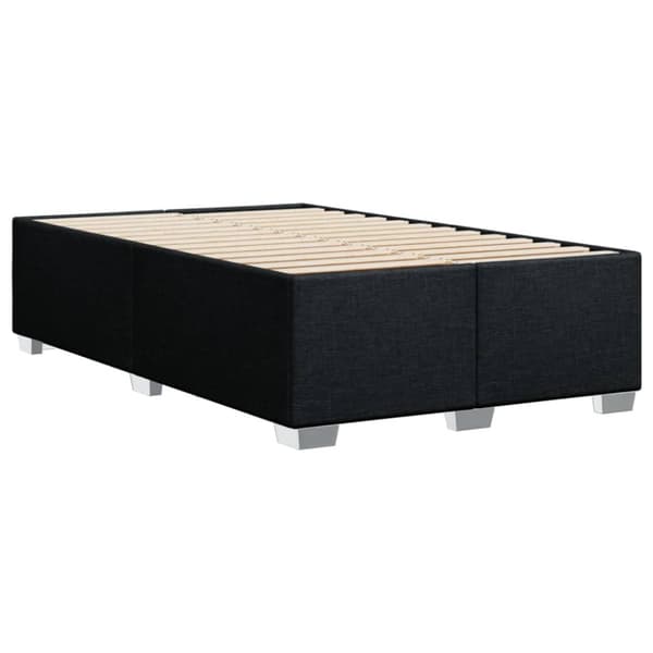 sengeramme 120x190 cm stof sort